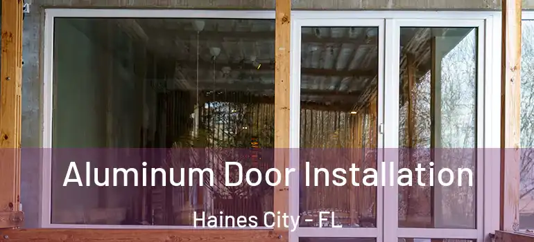 Aluminum Door Installation Haines City - FL