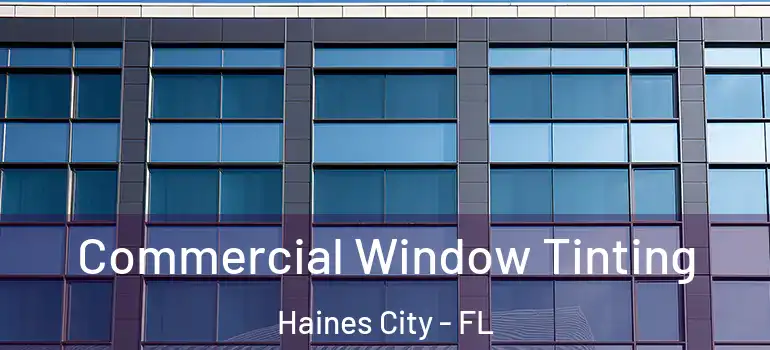 Commercial Window Tinting Haines City - FL