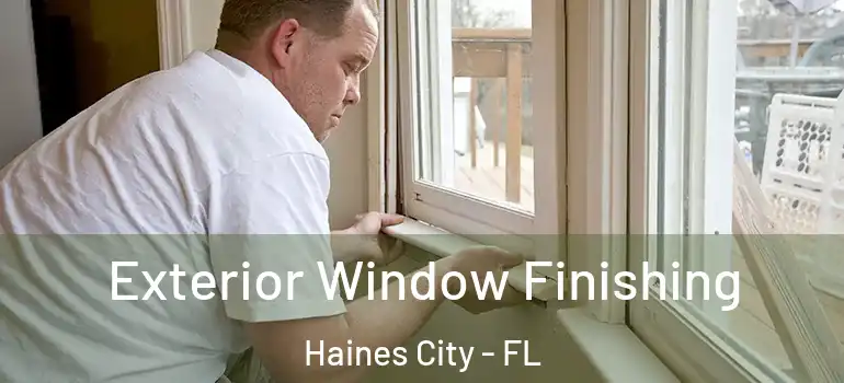 Exterior Window Finishing Haines City - FL