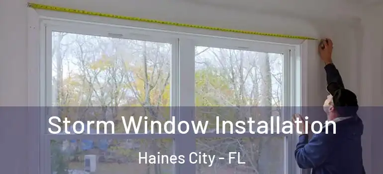 Storm Window Installation Haines City - FL
