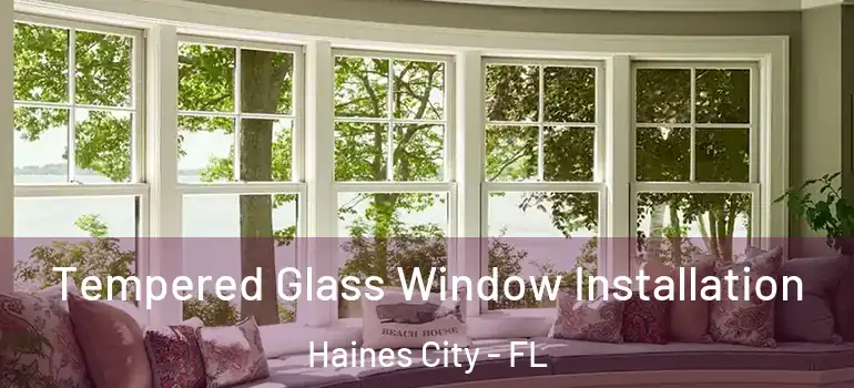 Tempered Glass Window Installation Haines City - FL
