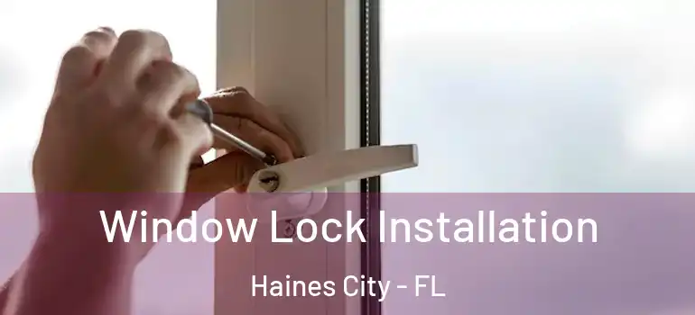 Window Lock Installation Haines City - FL