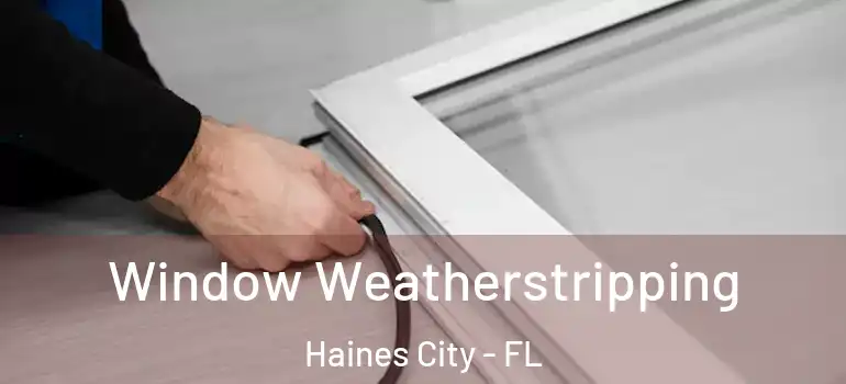 Window Weatherstripping Haines City - FL